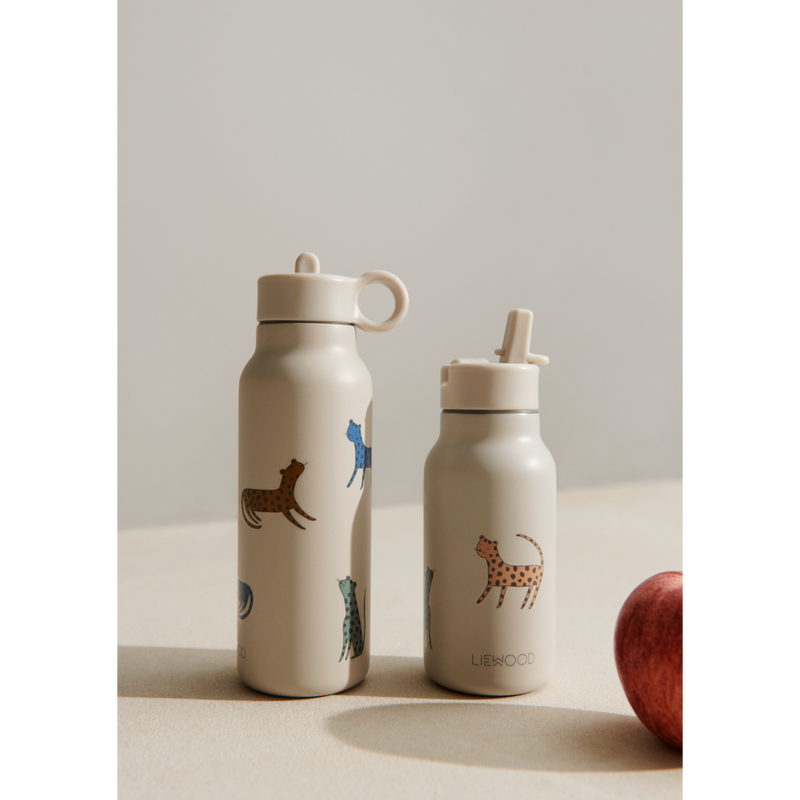 Liewood Falk Water Bottle 350 ml - Leopard multi mix - WATER BOTTLE