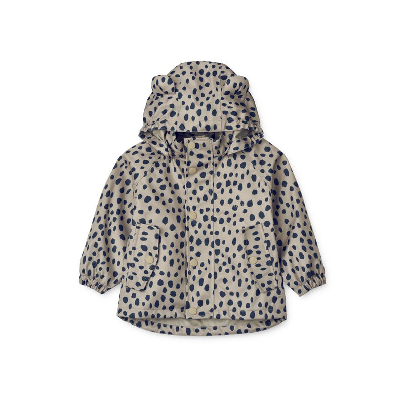 Liewood Dakota Printed Soft Shell Jacket Mini - Leo spots / Mist - JACKET