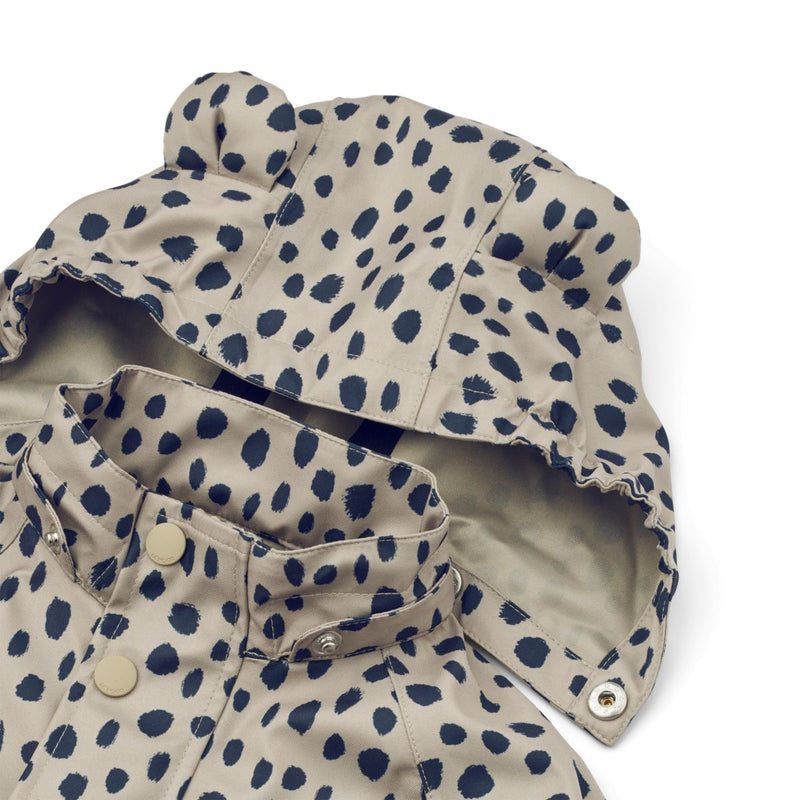 Liewood Dakota Printed Soft Shell Jacket Mini - Leo spots / Mist - JACKET