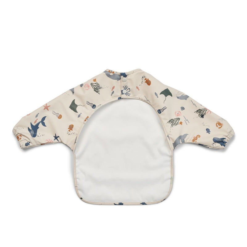 Liewood Merle Cape Bib - Sea creature / Sandy - CAPE BIB