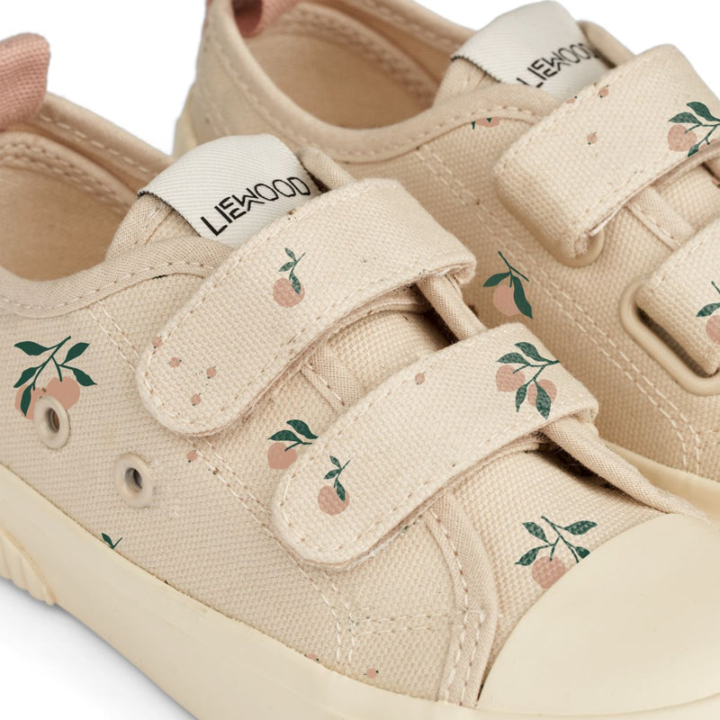 Liewood Kim low canvas sneakers - Peach / Sea shell - SNEAKERS