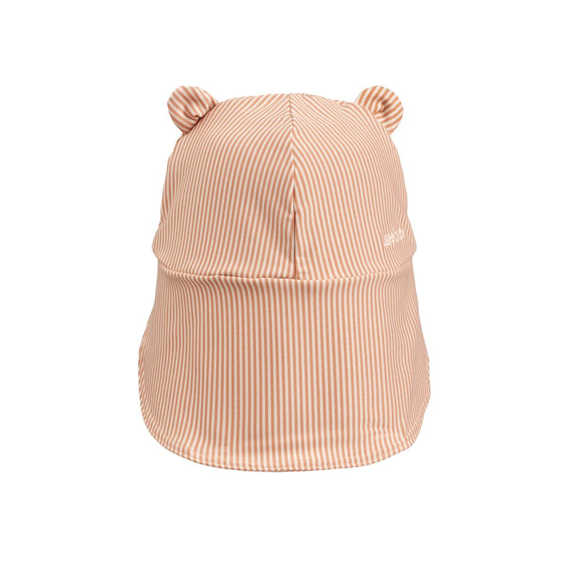 Liewood Senia sun hat - Printed Stripe Tuscany rose / Sandy - SWIM HAT