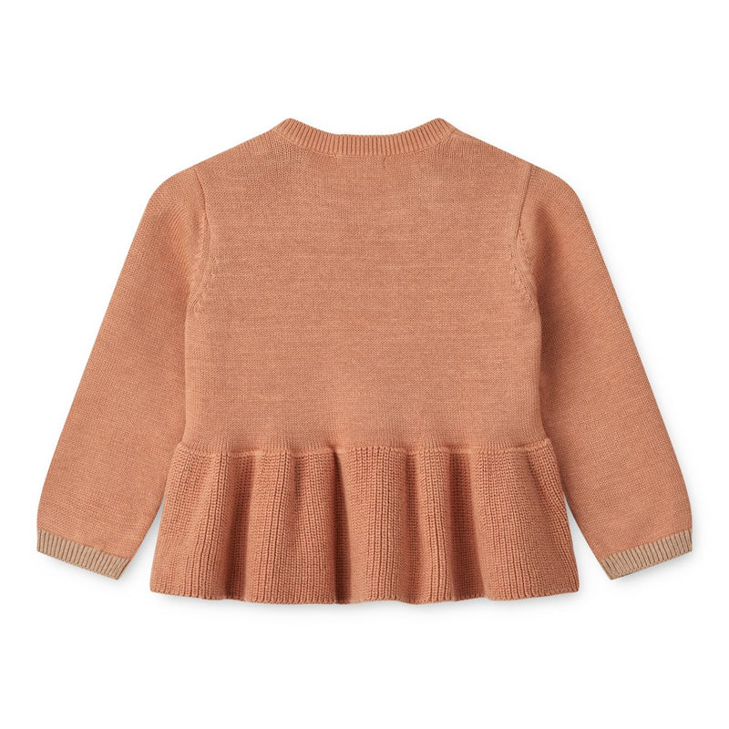 Liewood Esme Baby Knit Jumper - Tuscany rose - JUMPER