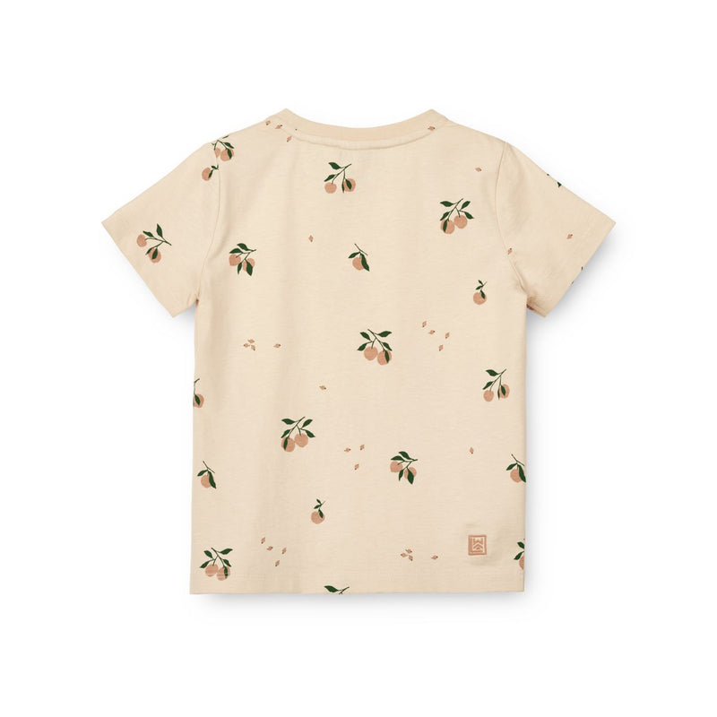 Liewood PRINTED BABY T-SHIRT - Peach / Sea shell - TSHIRT