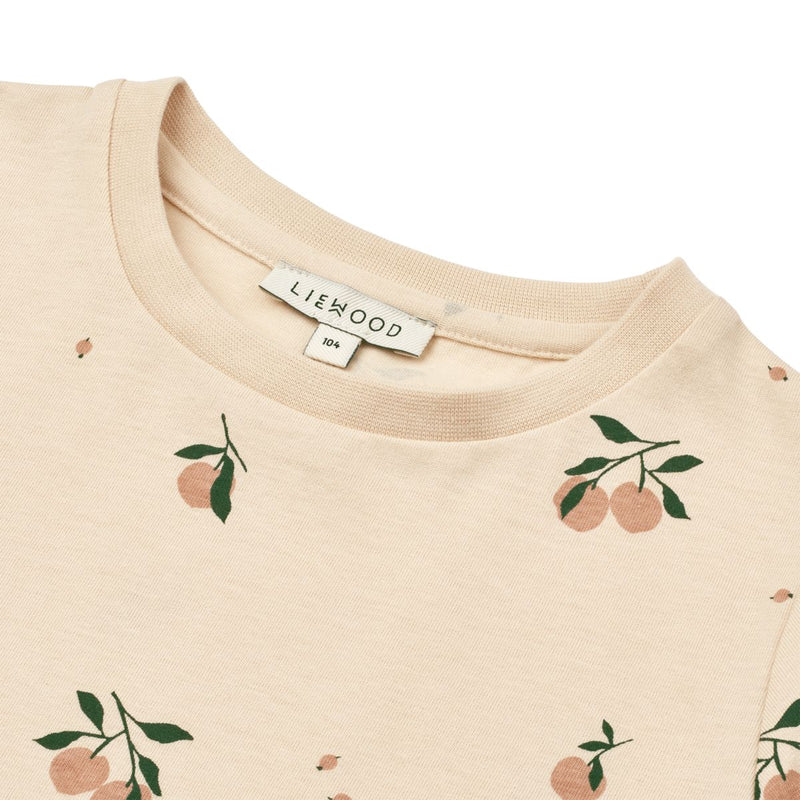 Liewood PRINTED BABY T-SHIRT - Peach / Sea shell - TSHIRT