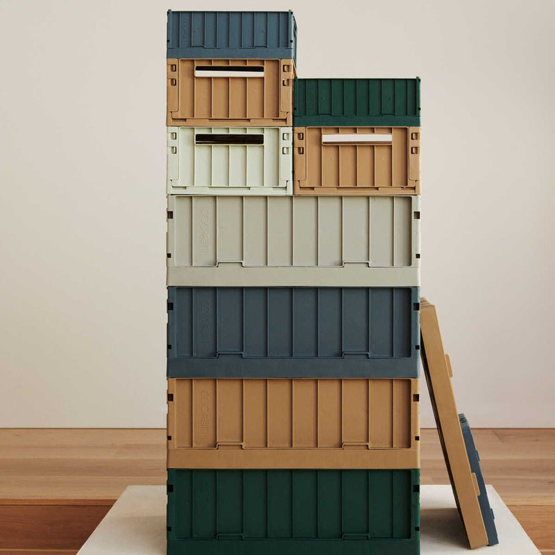 Weston Small Storage Box 2 Pack - Dove blue – Liewood